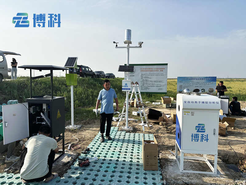 農(nóng)業(yè)四情監(jiān)測系統(tǒng)在山東高標準農(nóng)田項目完成安裝